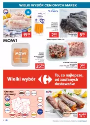 Gazetka promocyjna Carrefour - Gazetka Wielki wybór cenionych marek - Gazetka - ważna od 20.02 do 20.02.2021 - strona 2 - produkty: Glazura, Sos, Ser, Por, Parówki, Suempol, Miętus, Kawa, O nas, Tusz, Lazur, Fa