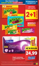 Gazetka promocyjna Lidl - GAZETKA - Gazetka - ważna od 09.07 do 09.07.2025 - strona 11 - produkty: Papier, Kaktus, Papier toaletowy, Lody