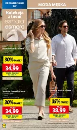 Gazetka promocyjna Lidl - GAZETKA - Gazetka - ważna od 09.07 do 09.07.2025 - strona 12 - produkty: Kosz, Koszula, Moda, Spodnie