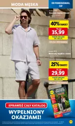 Gazetka promocyjna Lidl - GAZETKA - Gazetka - ważna od 09.07 do 09.07.2025 - strona 13 - produkty: Bermudy, Kosz, Koszula, Moda