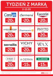 Gazetka promocyjna Ziko - Gazetka Ziko Dermo - Gazetka - ważna od 15.05 do 15.05.2024 - strona 23 - produkty: CeraVe, Ser, Acer, Pharmaceris, La Roche-Posay, Klorane, Phyto, Vichy, Dermena, Ziaja, A-derma, Helio, Fa