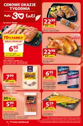 Gazetka promocyjna Auchan - Gazetka 30 Lat Supermarket Auchan - Gazetka - ważna od 15.04 do 15.04.2026 - strona 4 - produkty: Kurczak, Krakus, Gra, Szynka, Grill