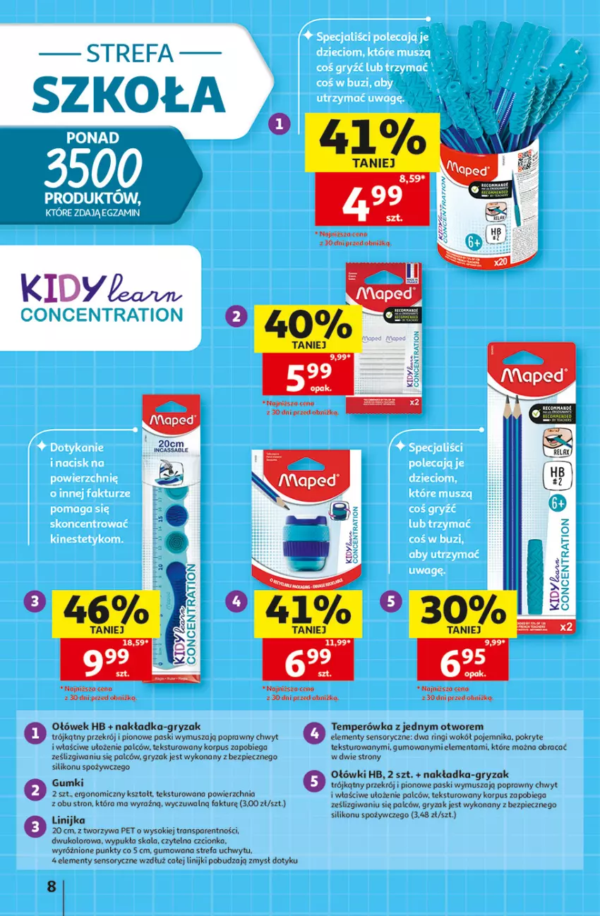 Gazetka promocyjna Auchan - Gazetka 30 Lat Hipermarket Auchan - ważna 06.08 do 12.08.2026 - strona 8 - produkty: Fa, Gry, Mus, Piec, Pojemnik, Sok, Tran