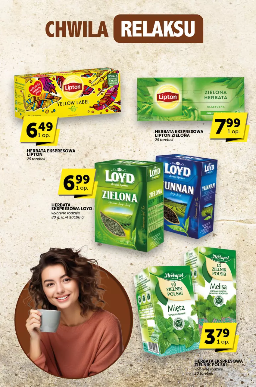 Gazetka promocyjna ABC - ważna 25.01 do 06.02.2024 - strona 14 - produkty: Herbata, Lipton, Loyd