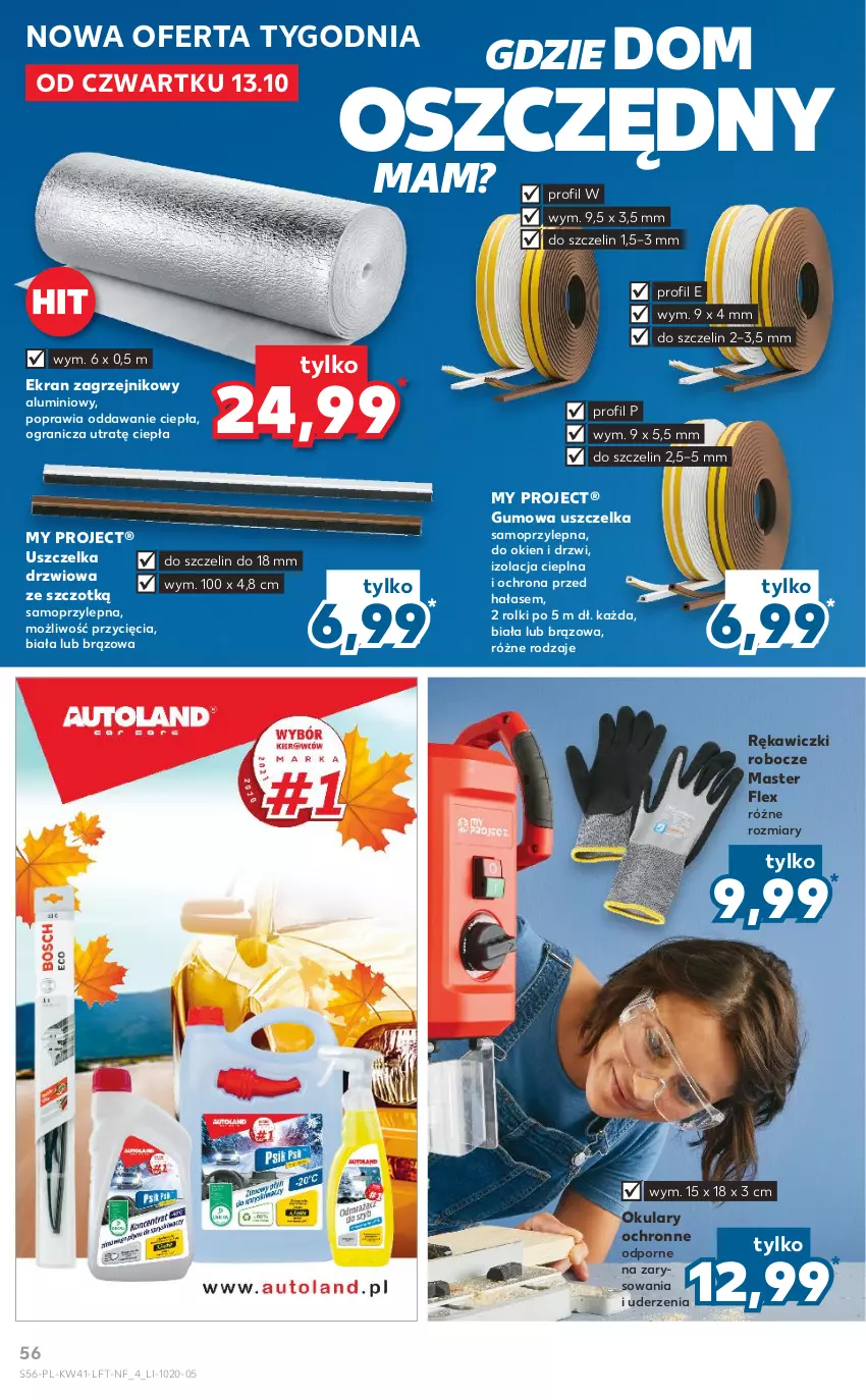 Gazetka promocyjna Kaufland - OFERTA TYGODNIA - ważna 13.10 do 19.10.2022 - strona 56 - produkty: Drzwi, Gra, Grzejnik, Mop, Okulary ochronne, Por, Rolki