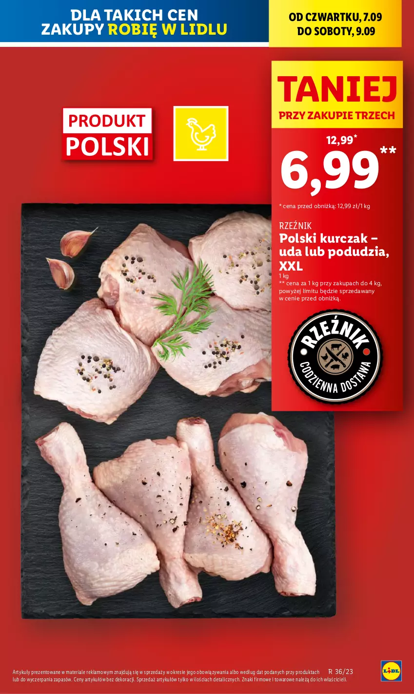 Gazetka promocyjna Lidl - GAZETKA - ważna 06.09 do 09.09.2023 - strona 7 - produkty: Kurczak