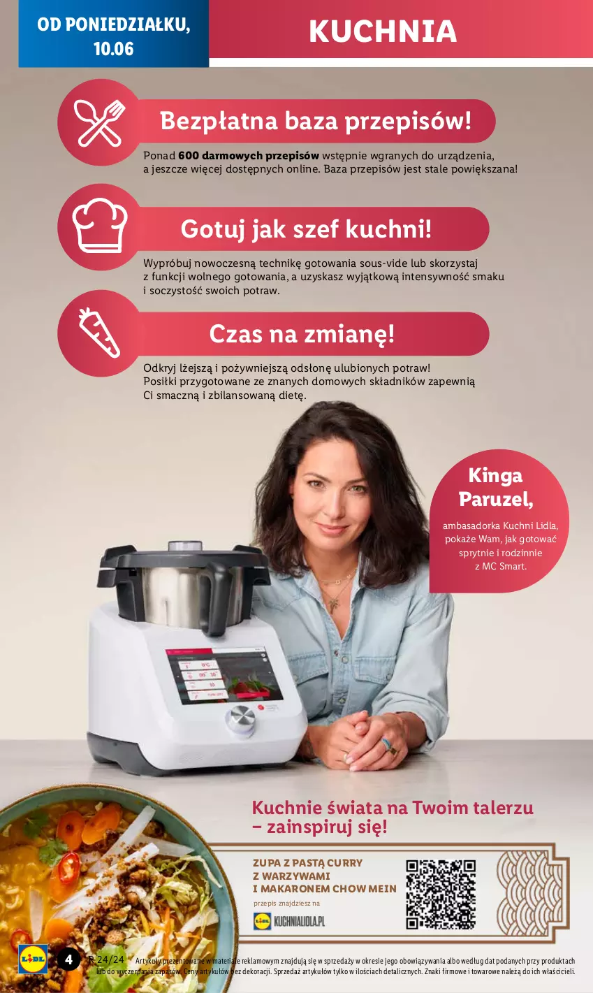 Gazetka promocyjna Lidl - GAZETKA - ważna 10.06 do 15.06.2024 - strona 6 - produkty: Gra, Kuchnia, Makaron, Orka, Talerz, Warzywa, Zupa