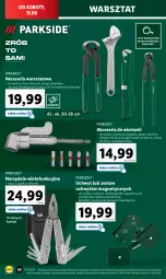 Gazetka promocyjna Lidl - GAZETKA - Gazetka - ważna od 15.06 do 15.06.2024 - strona 44 - produkty: Parkside, Pasek, Wałek, Wkręt, Szczypce