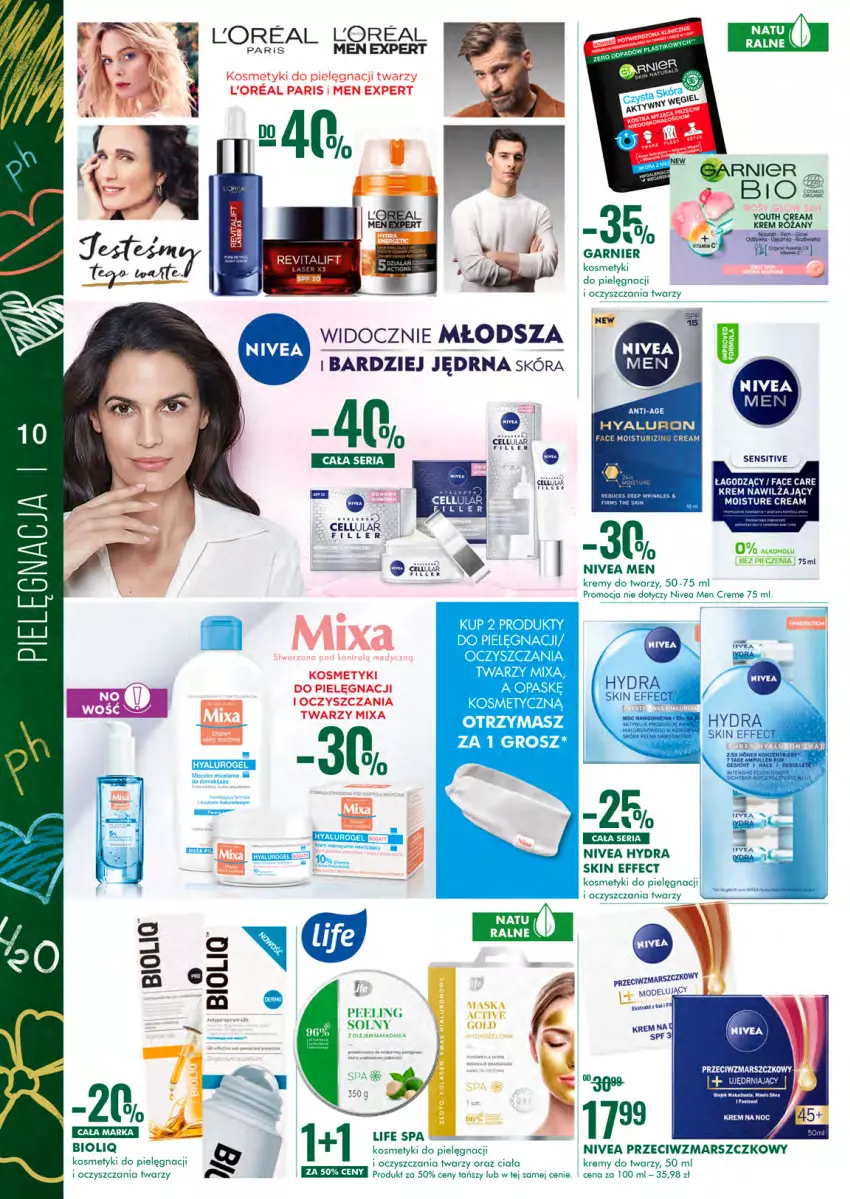 Gazetka promocyjna Super Pharm - Gazetka - ważna 02.09 do 15.09.2021 - strona 10 - produkty: Fa, Garnier, Kosmetyki do pielęgnacji, Mars, Mixa, Nivea, Nivea Men, Piec, Ser