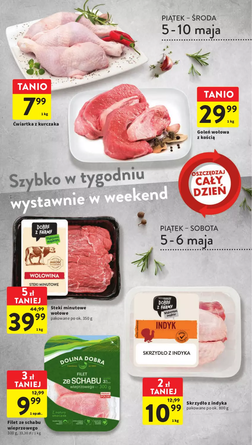 Gazetka promocyjna Intermarche - Gazetka Intermarche - ważna 04.05 do 10.05.2023 - strona 19 - produkty: Kurczak, Stek