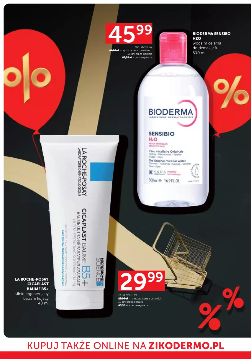 Gazetka promocyjna Ziko - Gazetka Ziko Dermo - ważna 13.11 do 25.11.2025 - strona 22 - produkty: Bioderma, La Roche-Posay, Makijaż, Woda, Woda micelarna