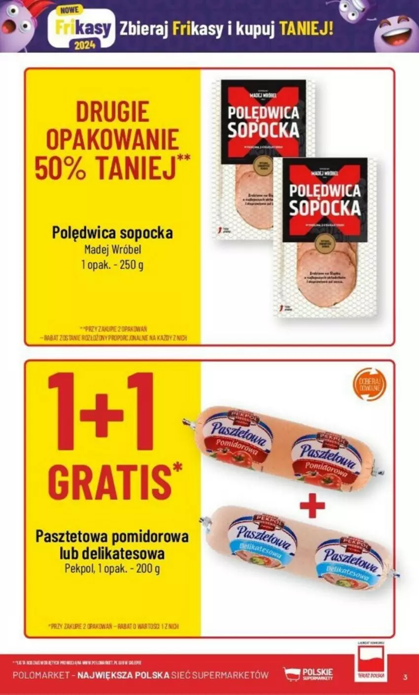 Gazetka promocyjna PoloMarket - ważna 17.01 do 23.01.2024 - strona 23 - produkty: Madej Wróbel, Pasztet, Pekpol, Polędwica