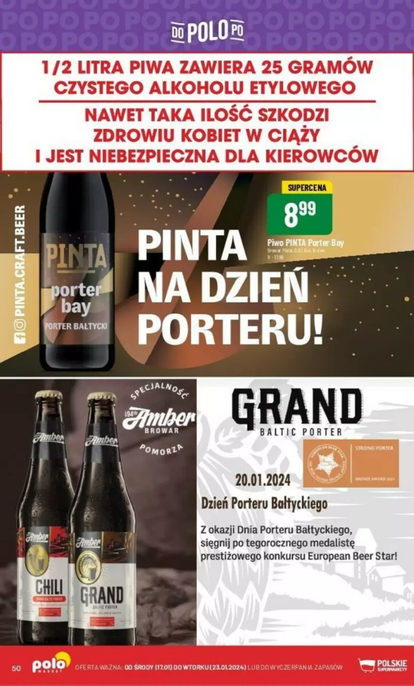 Gazetka promocyjna PoloMarket - ważna 17.01 do 23.01.2024 - strona 46 - produkty: Gra, Piec, Piwa, Por