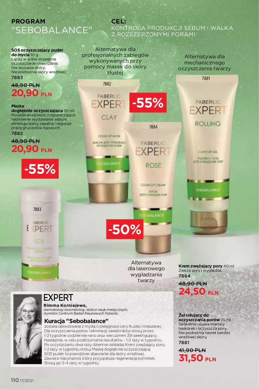 Gazetka promocyjna Faberlic - Gazetka - ważna 22.11 do 05.12.2021 - strona 110 - produkty: Fa, Gra, Maska, Peeling, Por, Puder, Rum, Ser, Sos