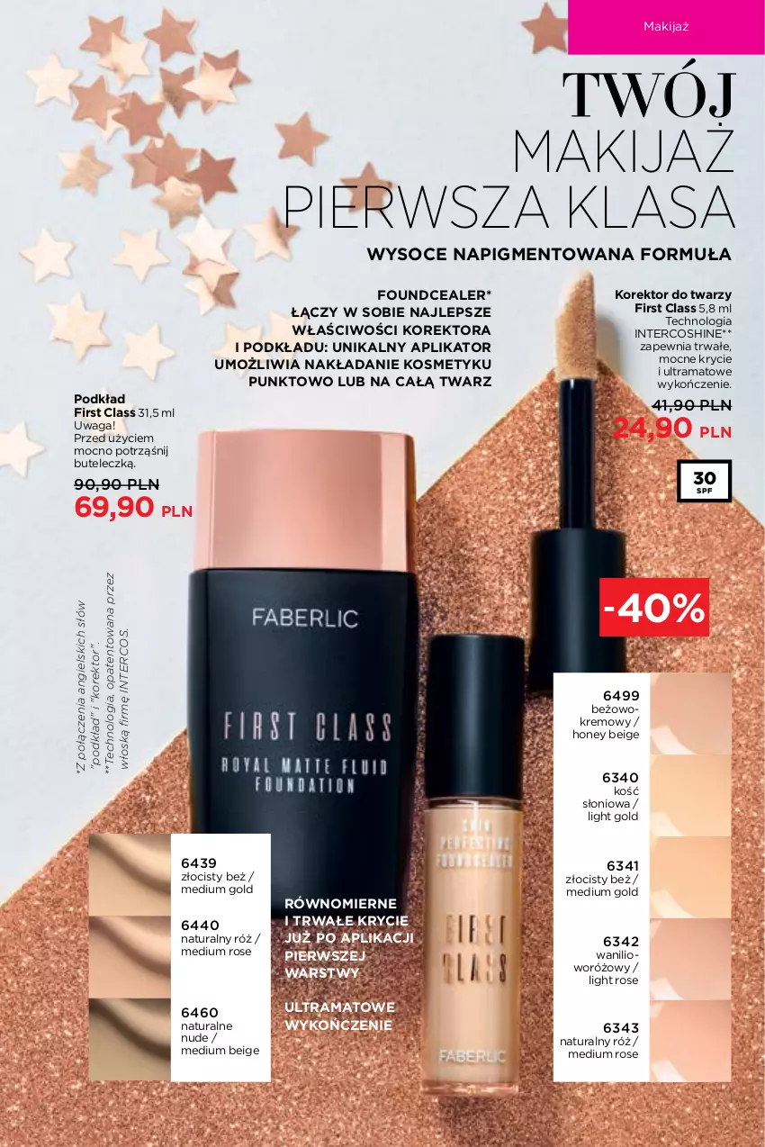 Gazetka promocyjna Faberlic - Gazetka - ważna 22.11 do 05.12.2021 - strona 145 - produkty: Korektor do twarzy, Makijaż, Podkład, Rama, Waga