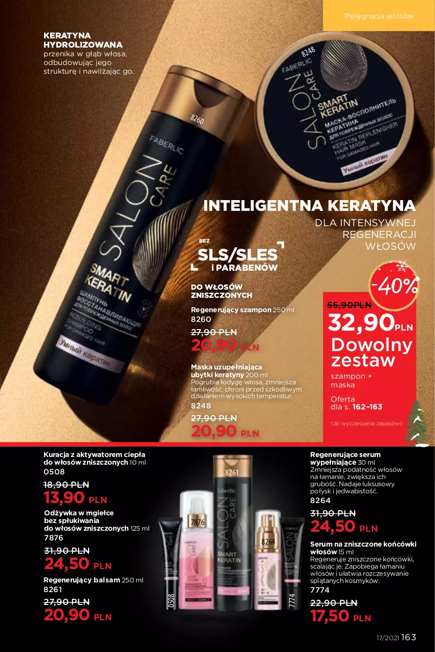 Gazetka promocyjna Faberlic - Gazetka - ważna 22.11 do 05.12.2021 - strona 163 - produkty: Intel, Maska, Odżywka, Pielęgnacja włosów, Rum, Ser, Serum, Sok, Szampon