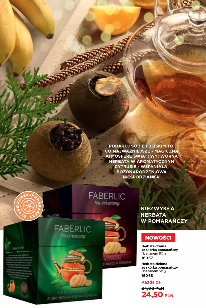 Gazetka promocyjna Faberlic - Gazetka - ważna 22.11 do 05.12.2021 - strona 24 - produkty: Herbata, Herbata czarna