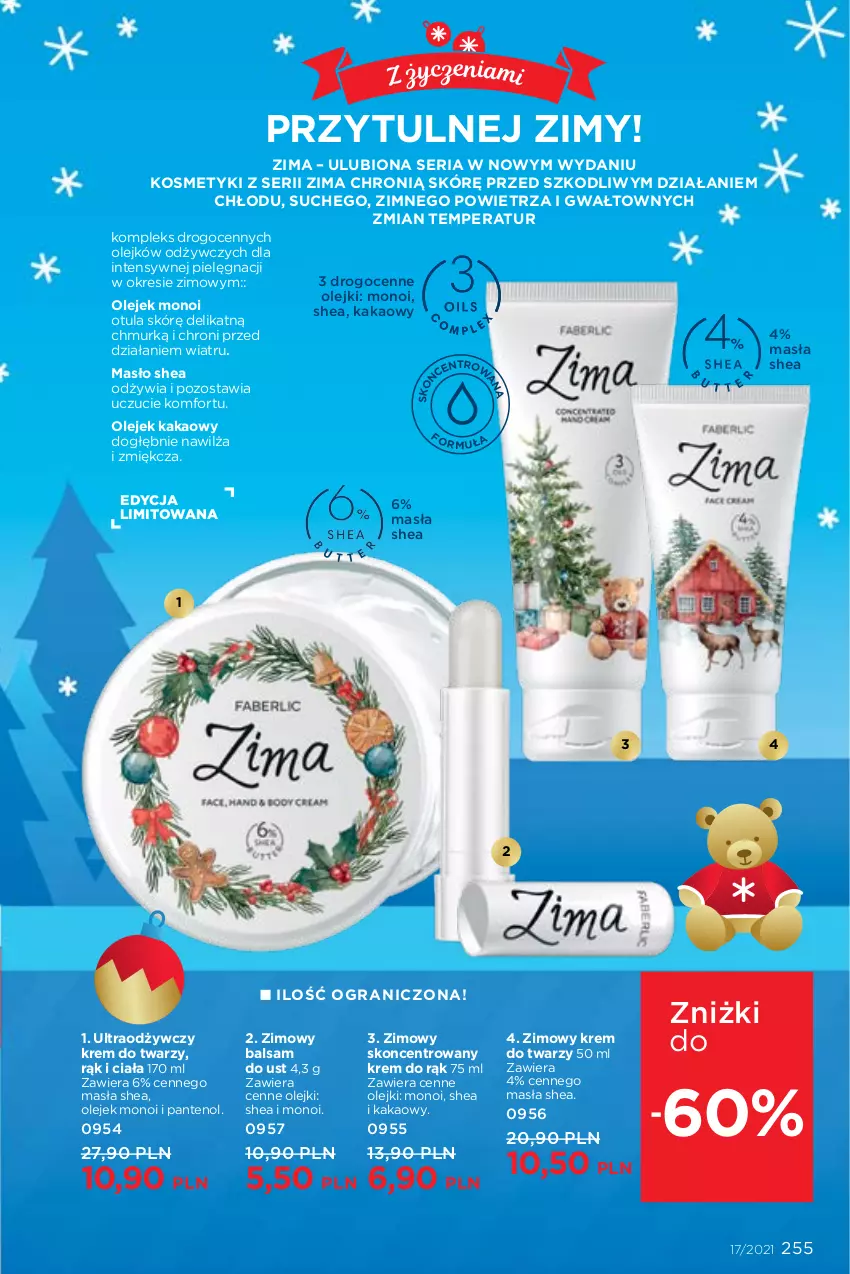 Gazetka promocyjna Faberlic - Gazetka - ważna 22.11 do 05.12.2021 - strona 255 - produkty: Balsam do ust, Gra, Kakao, Krem do rąk, Krem do twarzy, Masło, Olej, Ser