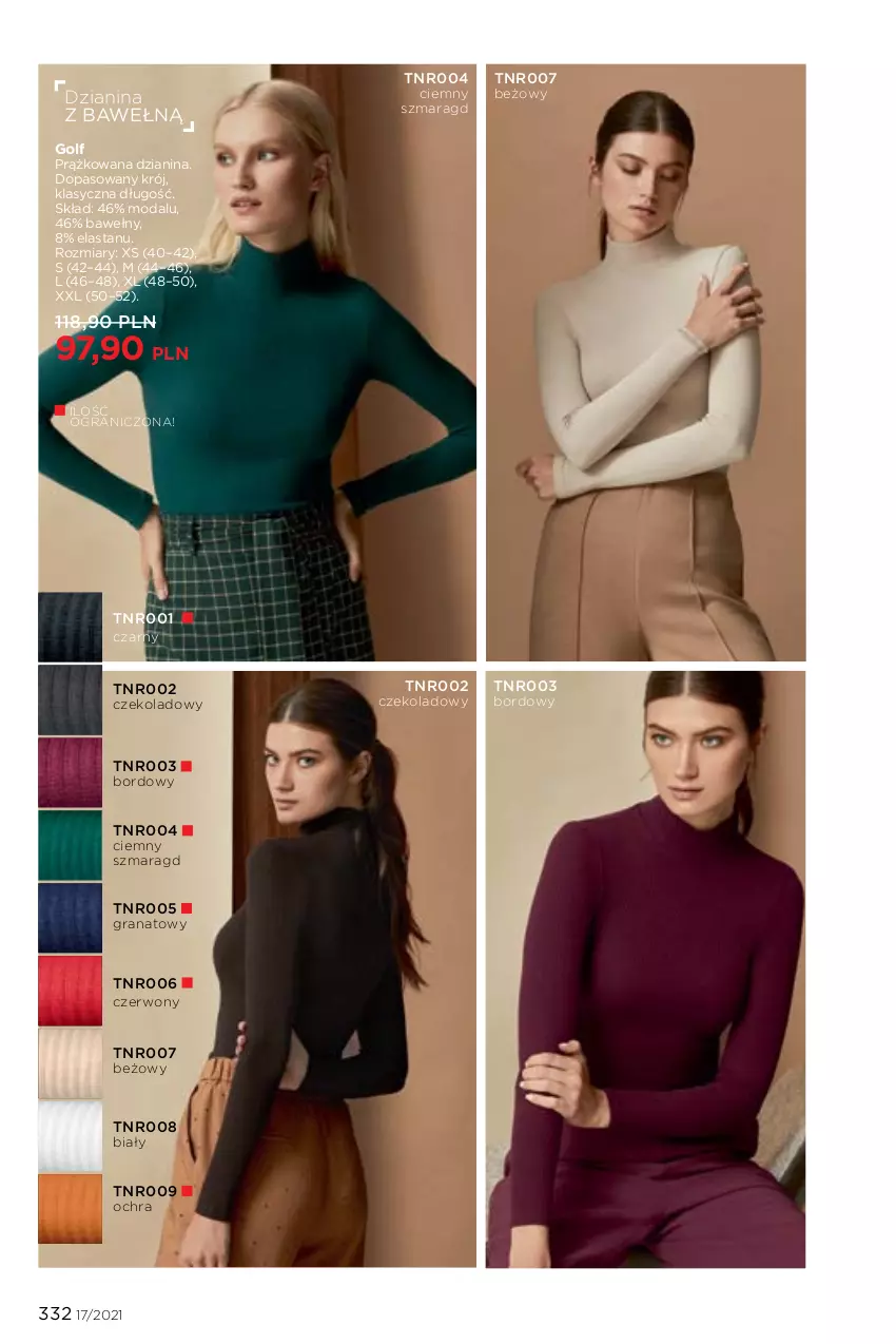 Gazetka promocyjna Faberlic - Gazetka - ważna 22.11 do 05.12.2021 - strona 332 - produkty: Gra, Granat, Moda