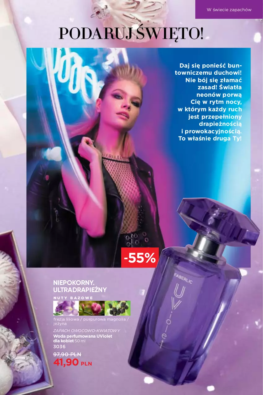 Gazetka promocyjna Faberlic - Gazetka - ważna 22.11 do 05.12.2021 - strona 53 - produkty: Nuty, Perfum, Por, Pur, Woda, Woda perfumowana