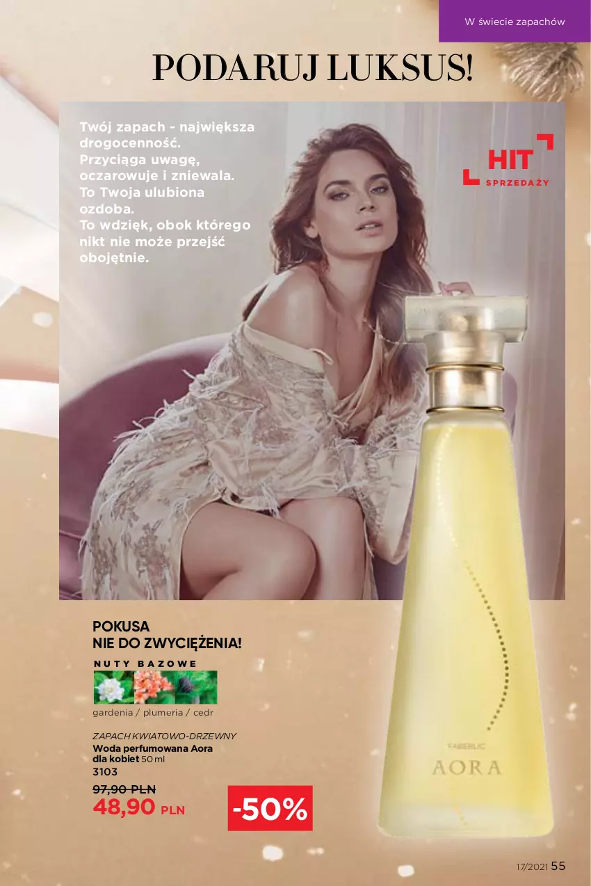 Gazetka promocyjna Faberlic - Gazetka - ważna 22.11 do 05.12.2021 - strona 55 - produkty: Nuty, Ozdoba, Perfum, Woda, Woda perfumowana