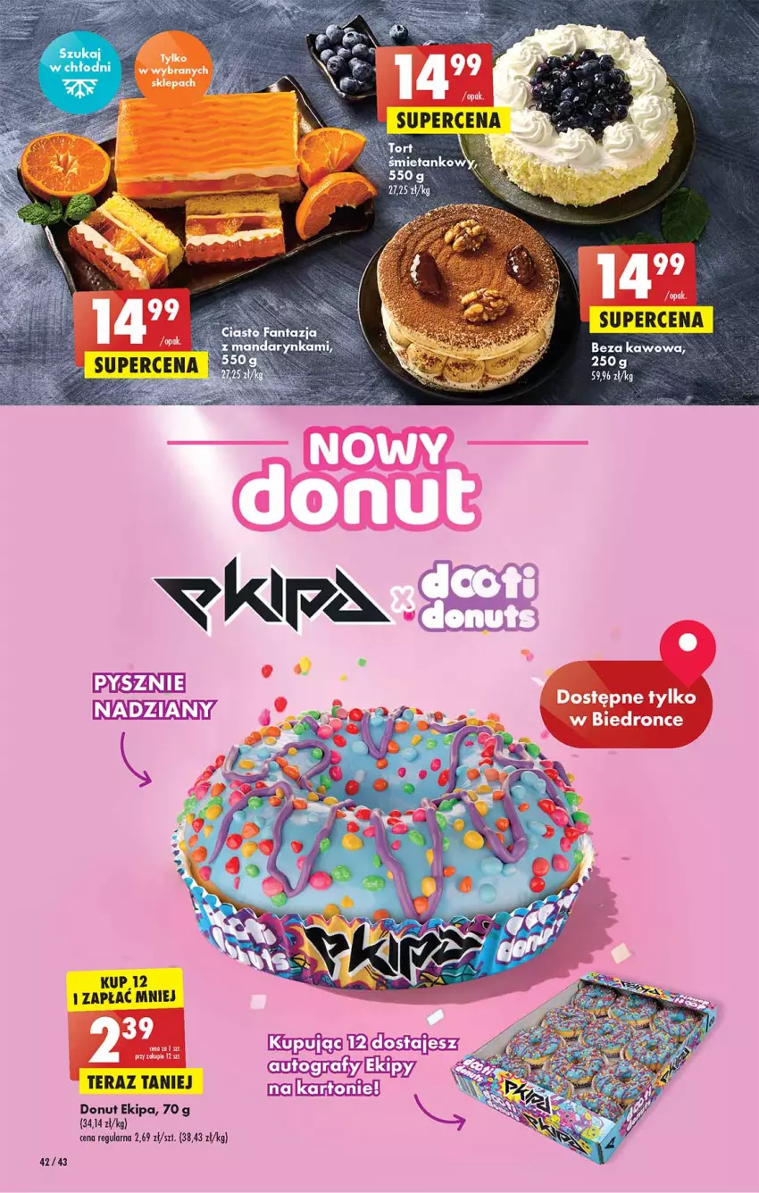 Gazetka promocyjna Biedronka - Majówka - ważna 28.04 do 04.05.2022 - strona 42 - produkty: Donut, Fa, Tera