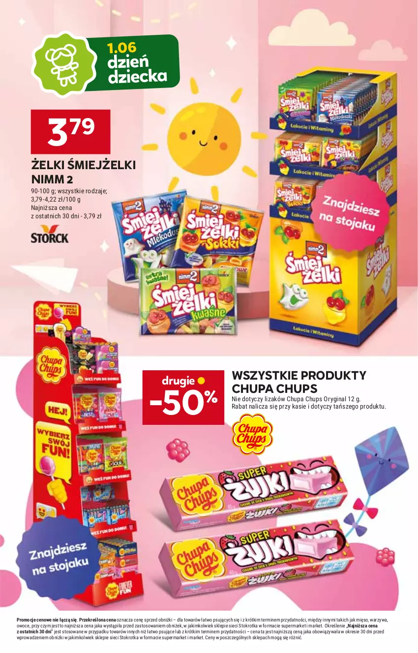 Gazetka promocyjna Stokrotka - Supermarket - ważna 29.05 do 05.06.2024 - strona 20 - produkty: Chupa Chups, Gin, Mięso, Owoce, Warzywa