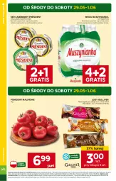 Gazetka promocyjna Stokrotka - Supermarket - Gazetka - ważna od 05.06 do 05.06.2024 - strona 4 - produkty: Ser, Mus, Gra, Président, Lody, Camembert, Muszynianka, Woda, Pomidory, HP