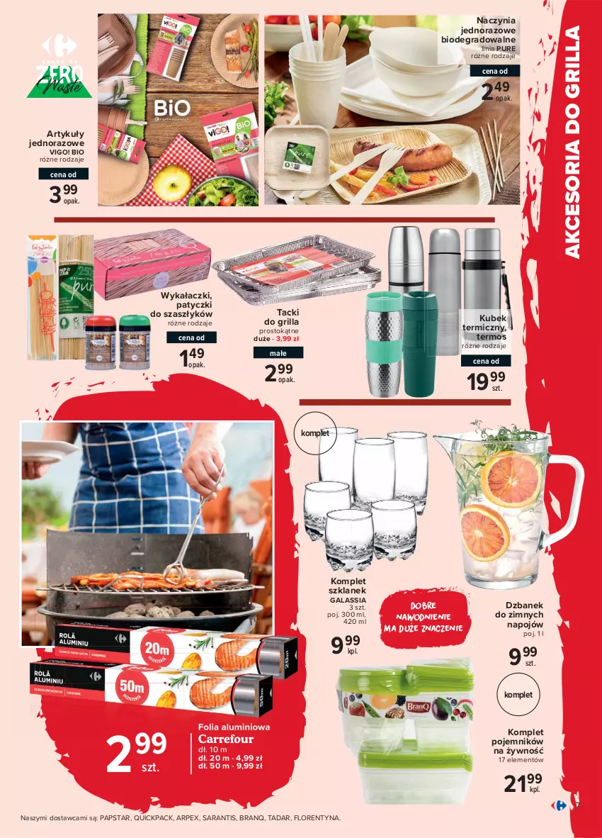 Gazetka promocyjna Carrefour - Gazetka Smaczne gotowanie - ważna 10.05 do 22.05.2021 - strona 7 - produkty: Dzbanek, Folia aluminiowa, Gala, Gra, Grill, Kubek, Kubek termiczny, Pojemnik, Pur, Termos