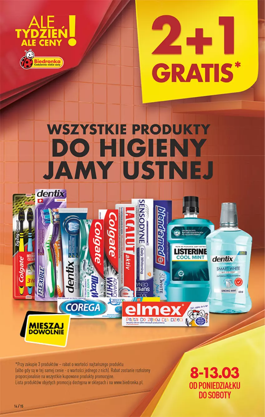 Gazetka promocyjna Biedronka - W tym tygodniu PN - ważna 08.03 do 13.03.2021 - strona 14 - produkty: Colgate, Dron, LG, Por