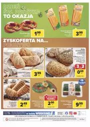 Gazetka promocyjna Carrefour - Gazetka Carrefour Targ świeżości - Gazetka - ważna od 21.03 do 21.03.2022 - strona 4 - produkty: Grissini, Kosz, Kiwi, Bułka wieloziarnista, Chleb, Donut, Kakao, Bułka