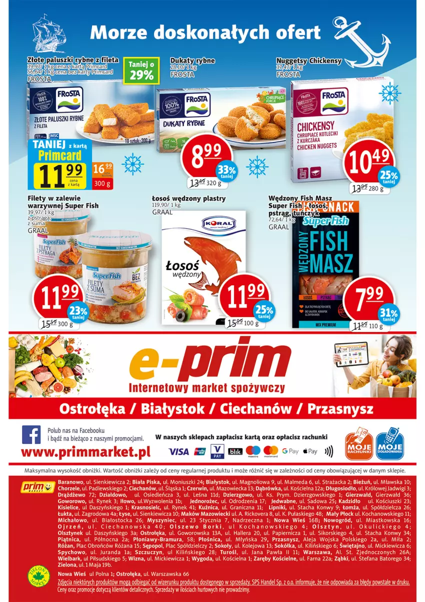 Gazetka promocyjna Prim Market - ważna 22.09 do 28.09.2022 - strona 16 - produkty: Fa, Frosta, Gra, Graal, Pstrąg, Sok