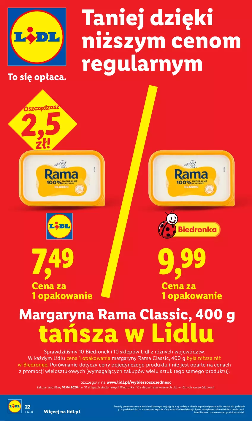Gazetka promocyjna Lidl - Gazetka ważna od 7.05 do 9.05 - ważna 07.05 do 09.05.2026 - strona 22 - produkty: Dron, Margaryna, Por, Rama