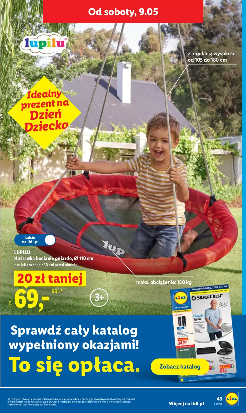 Gazetka promocyjna Lidl - Gazetka ważna od 7.05 do 9.05 - ważna 07.05 do 09.05.2026 - strona 41 - produkty: Huśtawka, Sok