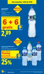 Gazetka promocyjna Lidl - Gazetka ważna od 7.05 do 9.05 - Gazetka - ważna od 09.05 do 09.05.2026 - strona 14 - produkty: Nałęczowianka, Gra, Woda mineralna, Woda