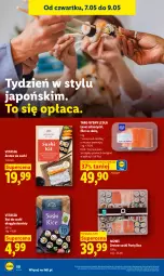 Gazetka promocyjna Lidl - Gazetka ważna od 7.05 do 9.05 - Gazetka - ważna od 09.05 do 09.05.2026 - strona 50 - produkty: Ryż do sushi, Ryż, Sushi, Zestaw do sushi