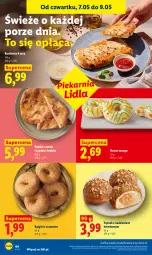 Gazetka promocyjna Lidl - Gazetka ważna od 7.05 do 9.05 - Gazetka - ważna od 09.05 do 09.05.2026 - strona 64 - produkty: Pączek, Ser, Por, Gra, Sezam, Donut, Mango, Grafika