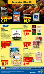 Gazetka promocyjna Lidl - Gazetka ważna od 7.05 do 9.05 - Gazetka - ważna od 09.05 do 09.05.2026 - strona 69 - produkty: Sałatka, Sos, Pur, Sałat, PIKOK, Morliny, Boczek, Kiełbasa, Kiełbasa śląska
