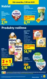 Gazetka promocyjna Lidl - Gazetka ważna od 7.05 do 9.05 - Gazetka - ważna od 09.05 do 09.05.2026 - strona 77 - produkty: Deser mleczny, Ser, Gra, Oliwki, Chia, Kawa, Tera, Pilos, Czekolada, Deser, Alpro, Mango, Napój, Kokos, Monte, Imbir