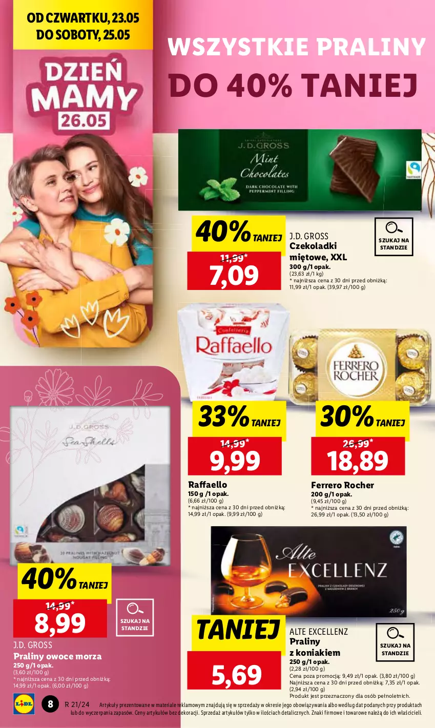 Gazetka promocyjna Lidl - GAZETKA - ważna 23.05 do 25.05.2024 - strona 12 - produkty: Fa, Praliny, Raffaello