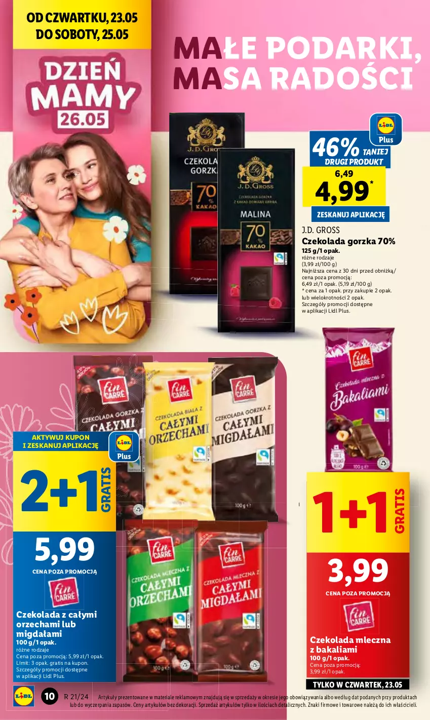 Gazetka promocyjna Lidl - GAZETKA - ważna 23.05 do 25.05.2024 - strona 14 - produkty: Czekolada, Czekolada gorzka, Gra