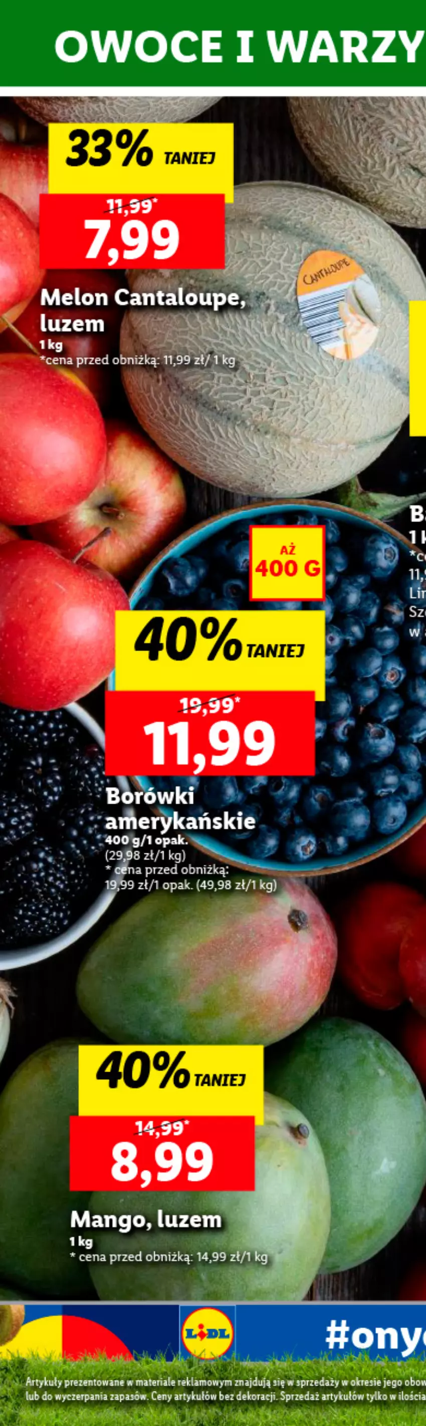 Gazetka promocyjna Lidl - GAZETKA - ważna 23.05 do 25.05.2024 - strona 32 - produkty: Fa, Melon, Owoce