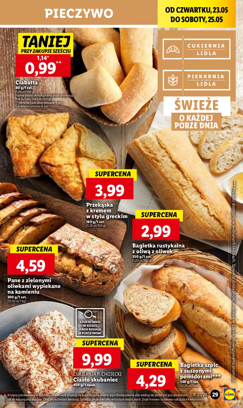 Gazetka promocyjna Lidl - GAZETKA - ważna 23.05 do 25.05.2024 - strona 36 - produkty: Cukier, Kosz, Piec, Pieczywo