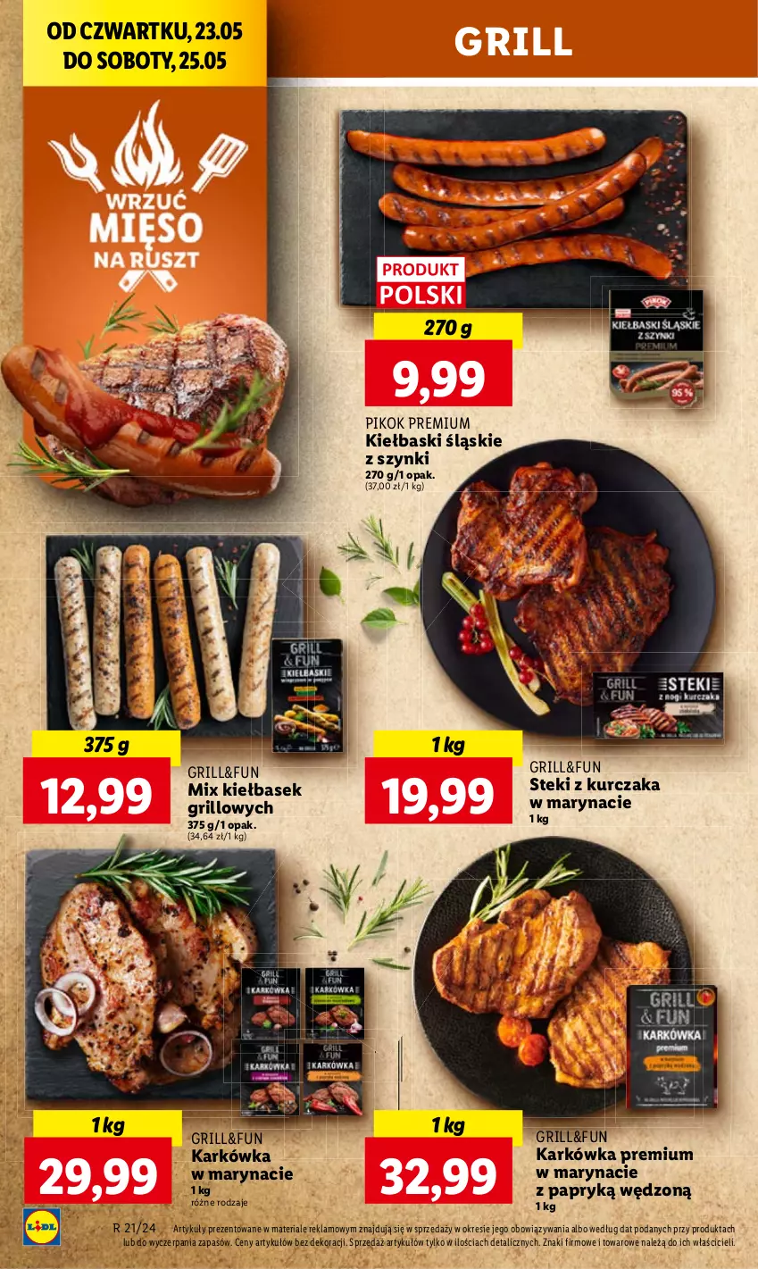 Gazetka promocyjna Lidl - GAZETKA - ważna 23.05 do 25.05.2024 - strona 39 - produkty: Grill, PIKOK