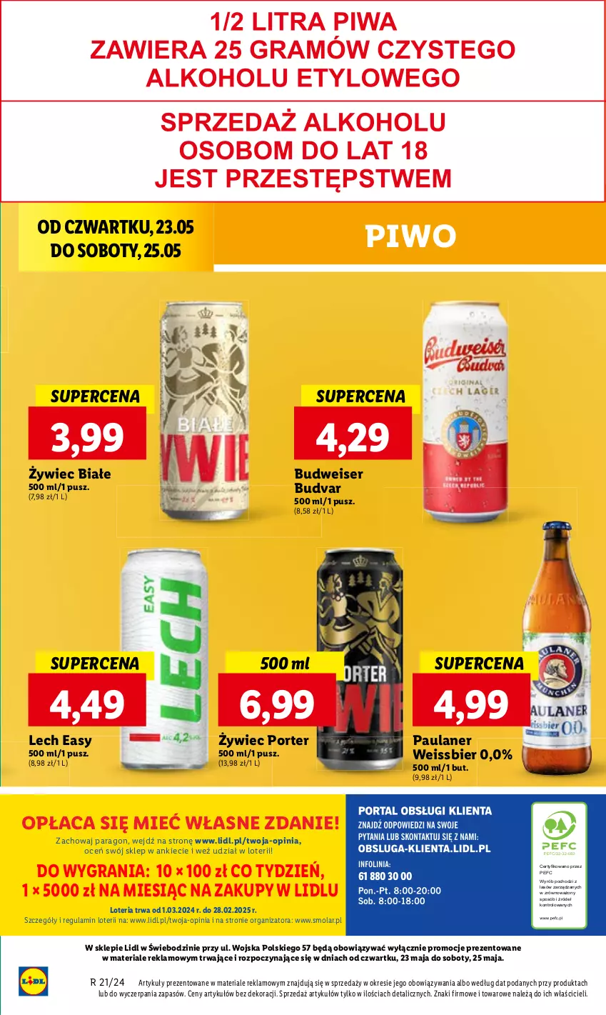 Gazetka promocyjna Lidl - GAZETKA - ważna 23.05 do 25.05.2024 - strona 53 - produkty: Mola, Piwo, Ser