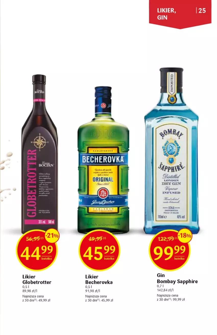 Gazetka promocyjna Delikatesy Centrum - DeliBarek DC28/DC39 - ważna 28.09 do 11.10.2023 - strona 25 - produkty: Gin, Likier