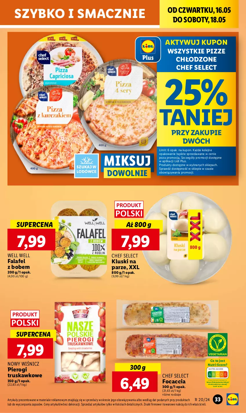 Gazetka promocyjna Lidl - GAZETKA - ważna 16.05 do 18.05.2024 - strona 41 - produkty: Fa, Focaccia, Kluski na parze, Olej, Pierogi, Wazon