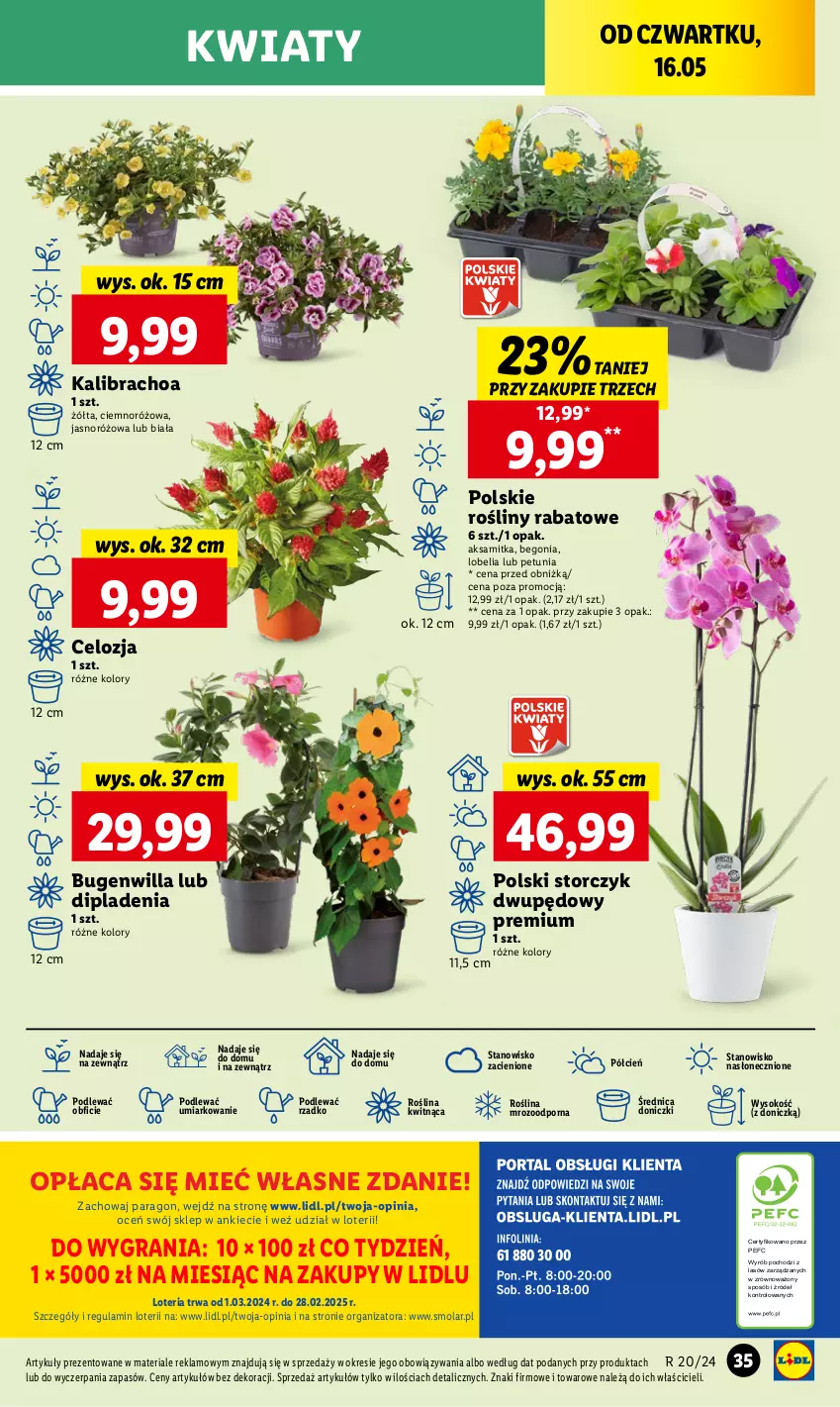 Gazetka promocyjna Lidl - GAZETKA - ważna 16.05 do 18.05.2024 - strona 51 - produkty: Aksam, Cień, Gra, Mola, O nas, Por, Sok, Storczyk