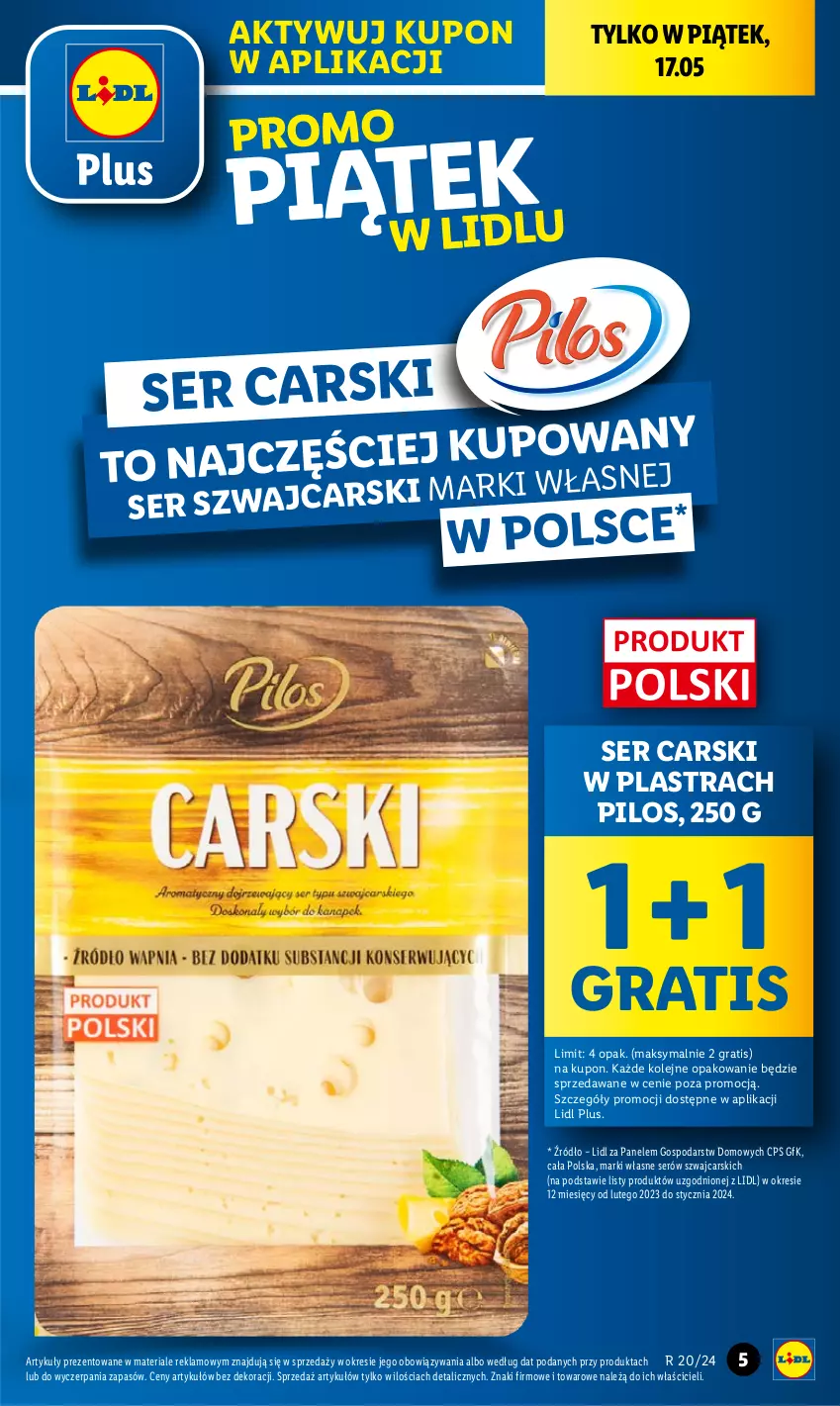 Gazetka promocyjna Lidl - GAZETKA - ważna 16.05 do 18.05.2024 - strona 7 - produkty: Cars, Gra, Olej, Pilos, Ser