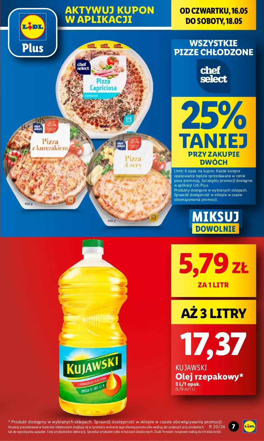 Gazetka promocyjna Lidl - GAZETKA - ważna 16.05 do 18.05.2024 - strona 9 - produkty: Kujawski, Olej, Olej rzepakowy